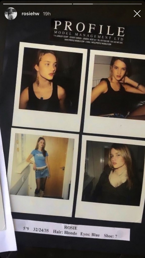 Еще не "ангел": Роузи Хантингтон-Уайтли поделилась первыми модельными снимками