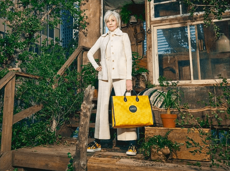 Джейн Фонда – героиня первой эко-коллекции Gucci