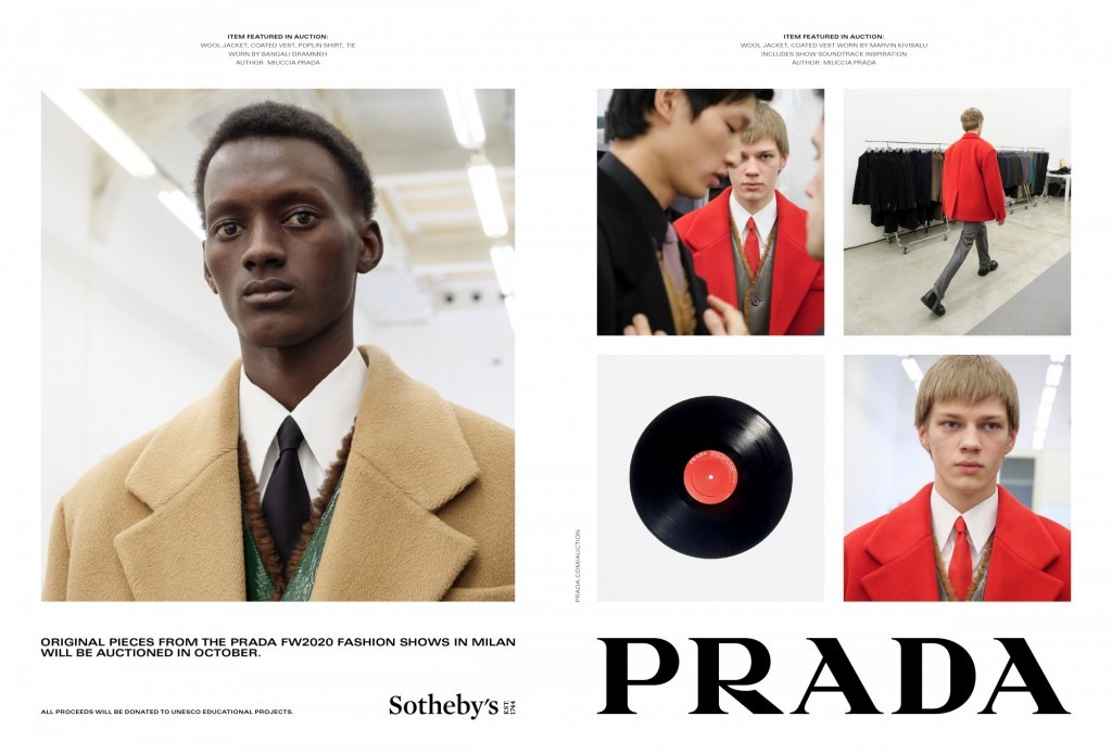 Prada и Sotheby's анонсировали благотворительный аукцион, который пройдет этой осенью
