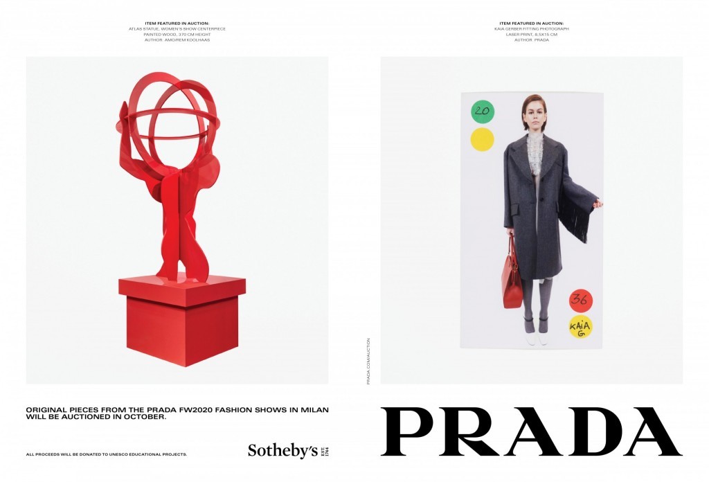 Prada и Sotheby's анонсировали благотворительный аукцион, который пройдет этой осенью