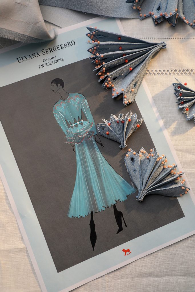 Как создавалась коллекция Ulyana Sergeenko Haute Couture, осень-зима 2021/2022?