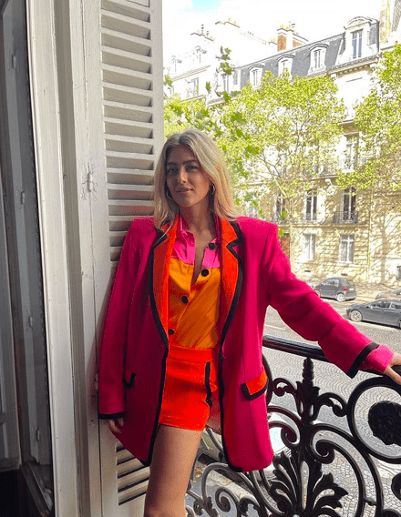 Розовый пиджак – модный осенний тренд