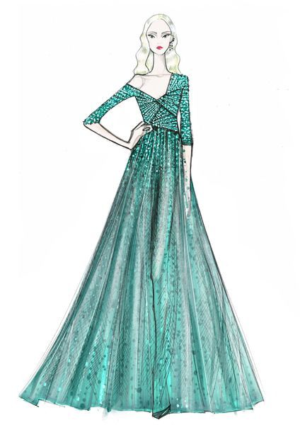 Сногсшибательная Кьяра Ферраньи в платье от Dior Haute Couture