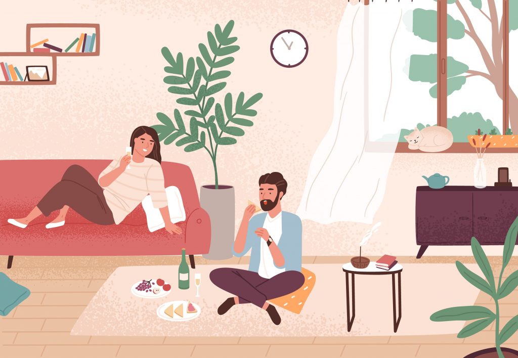 Как провести домашнее свидание? 5 оригинальных идей