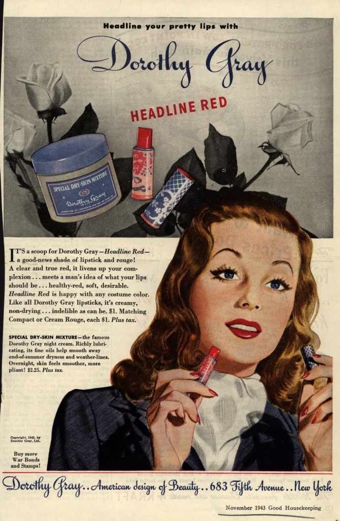 Почему во время Второй Мировой войны женщины красили губы только красной помадой?￼