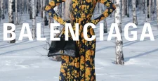 Ким Кардашьян позирует на фоне березок в новом кампейне Balenciaga