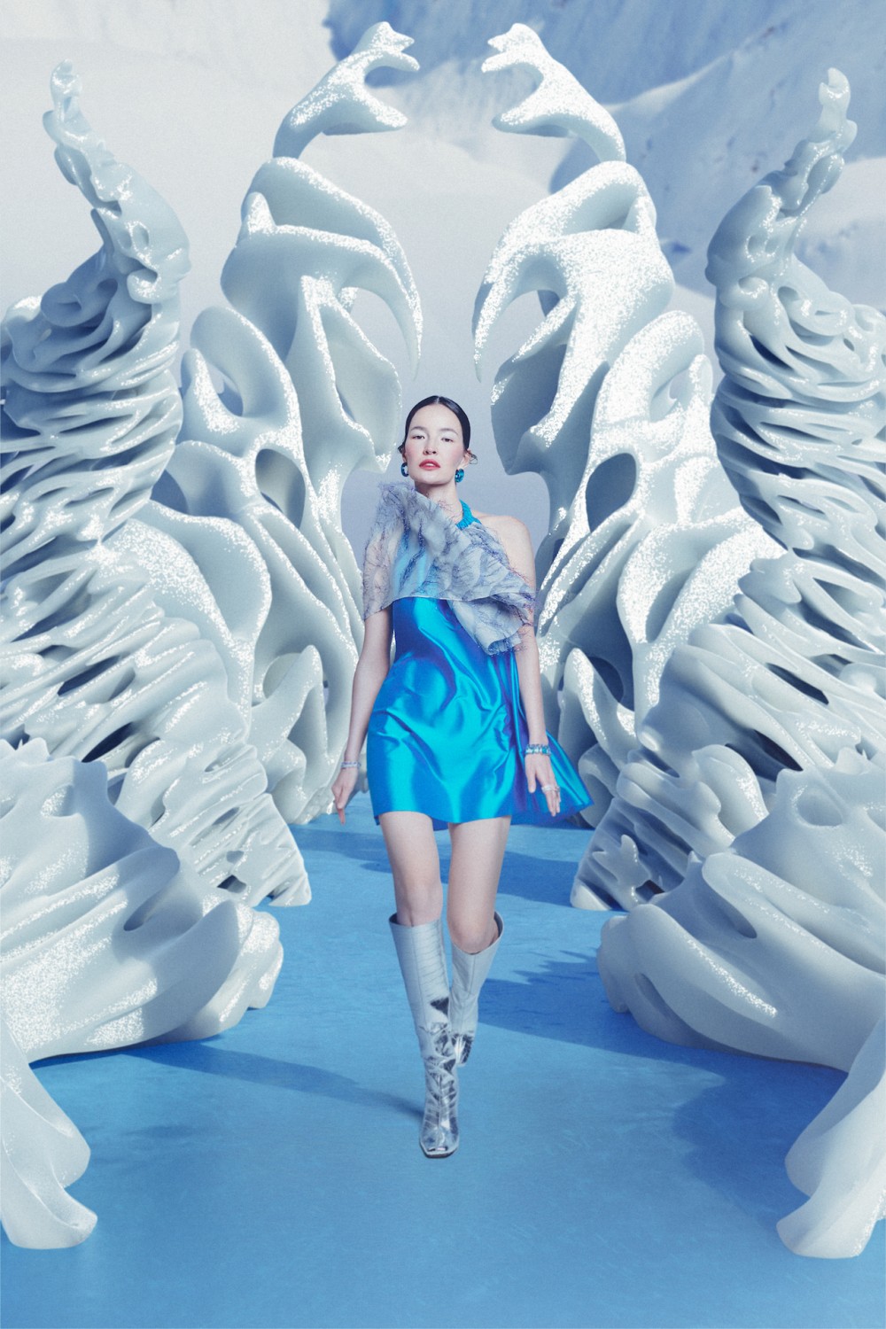 Новогодняя digital-обложка Elle Kazakhstan