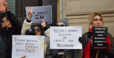 Казахстанцы вышли на мирный протест против семейно-бытового насилия в Лондоне