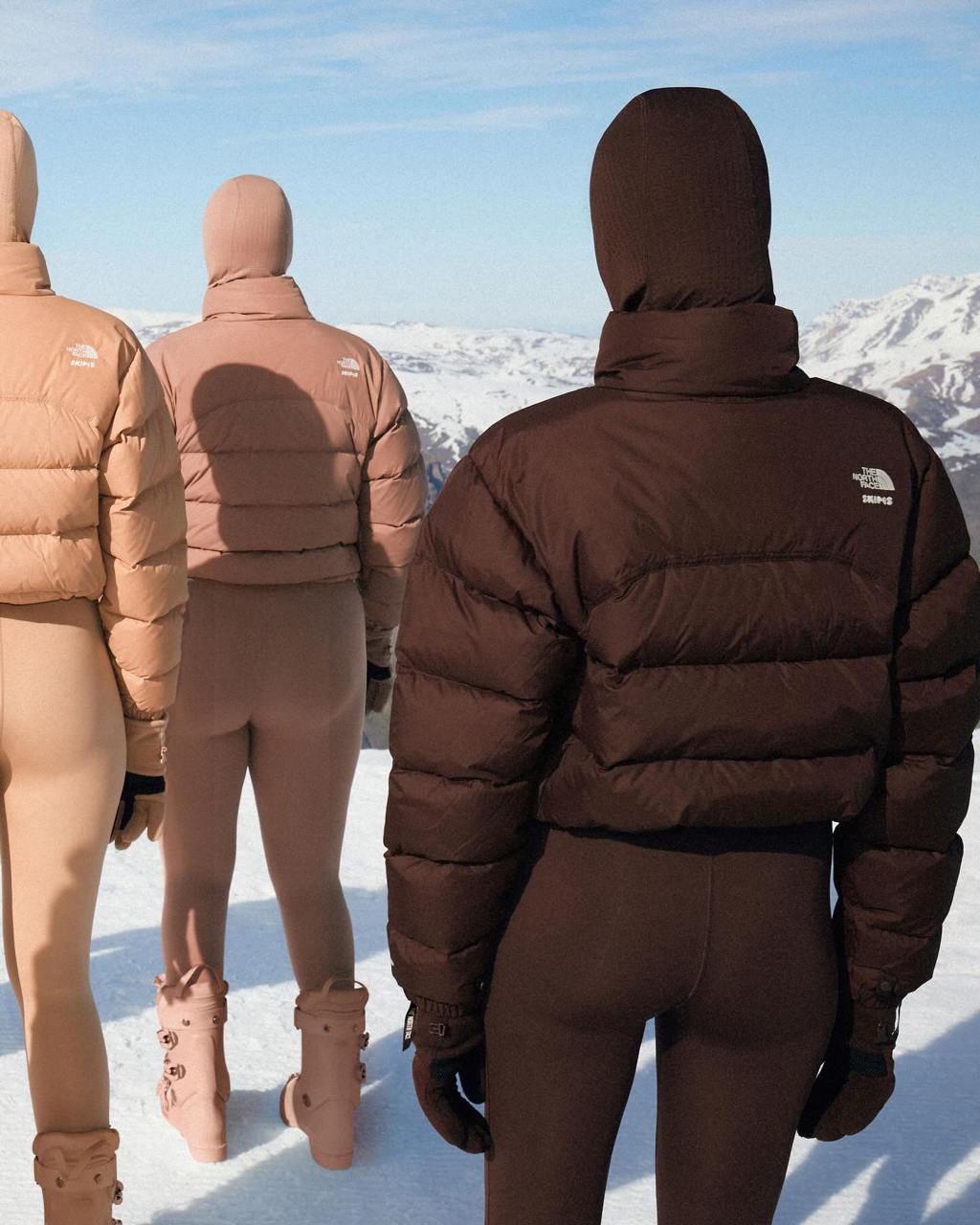 коллаборация Skims x The North Face 