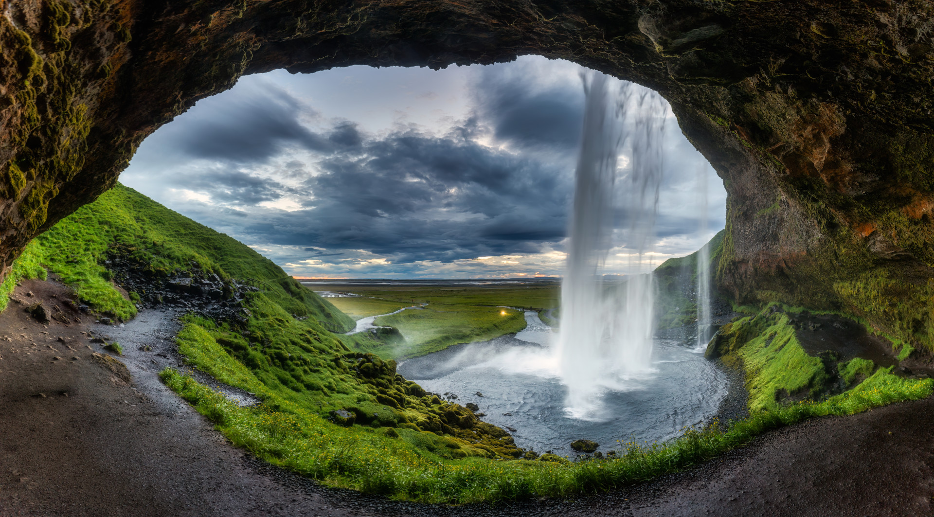 Водопад Сельяландсфосс, Исландия